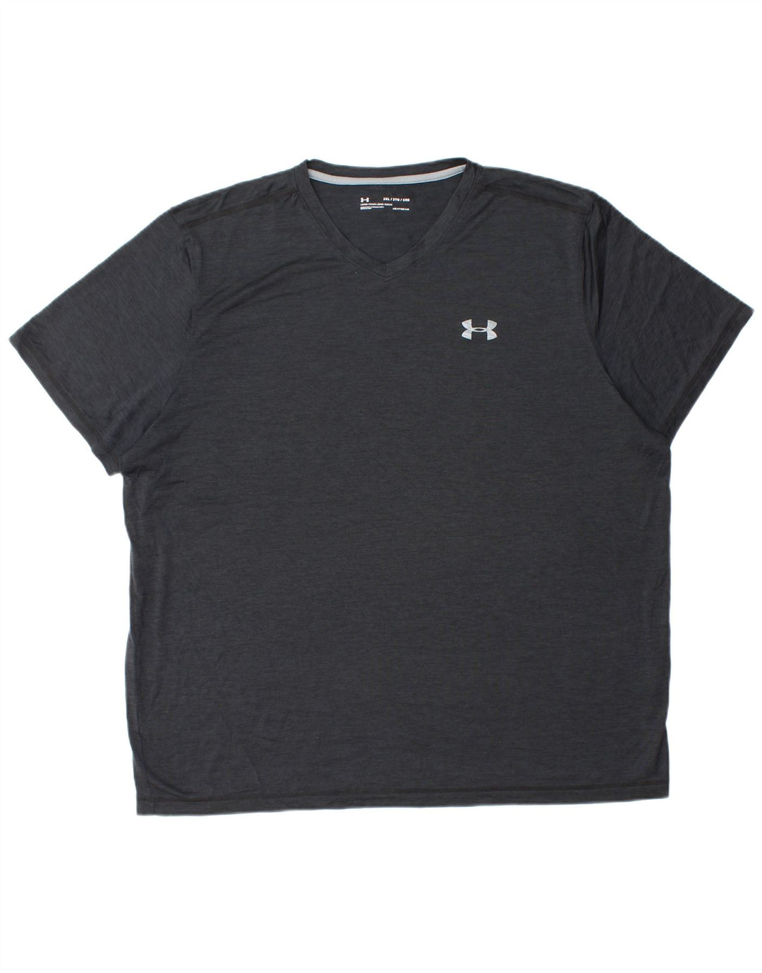 UNDER ARMOUR Mens Heat Gear T-Shirt Top 2XL Black