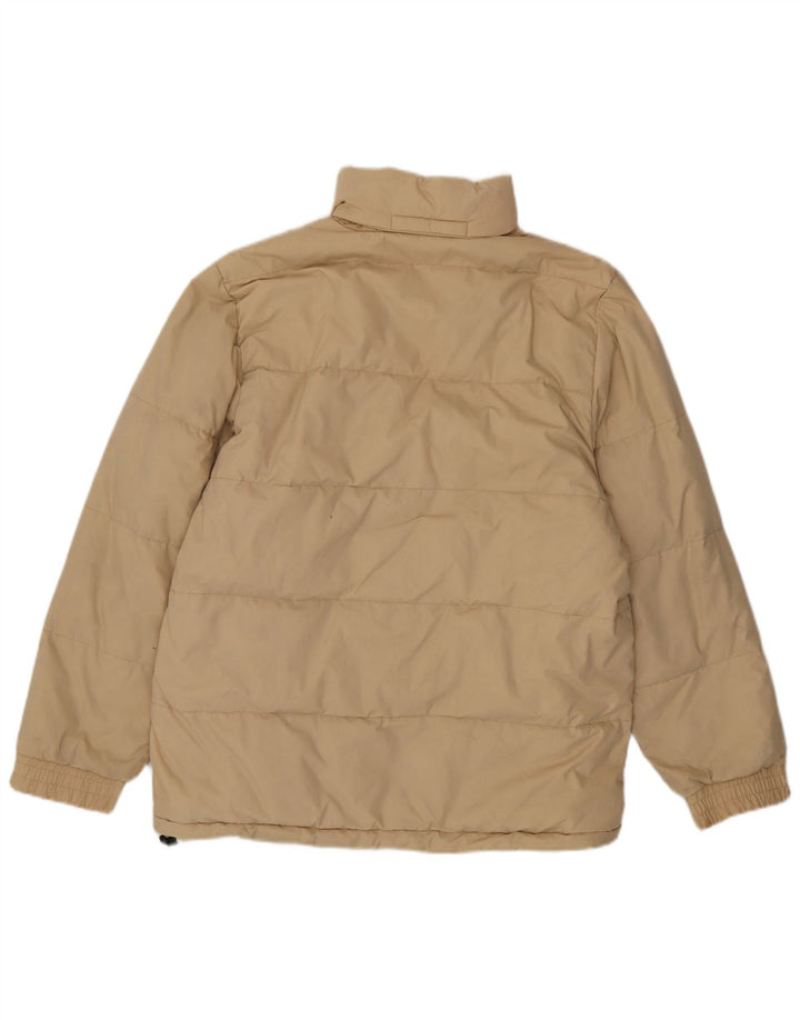 SERGIO TACCHINI Mens Padded Jacket UK 36 Small Beige Polyester