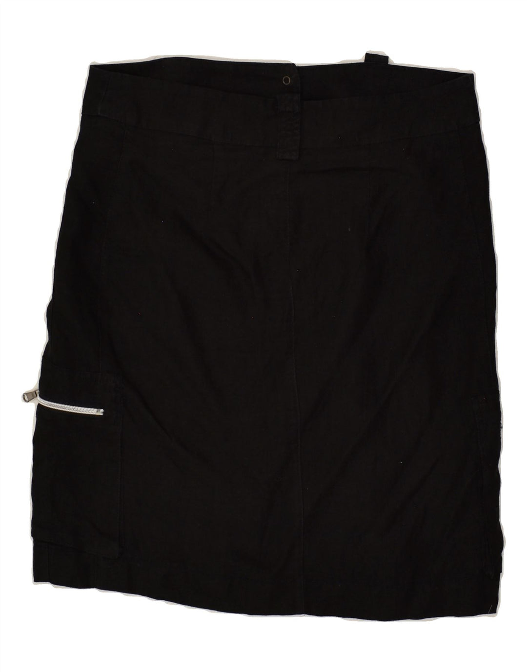 VINTAGE Womens Straight Skirt XL W34 Black Linen | Vintage Vintage | Thrift | Second-Hand Vintage | Used Clothing | Messina Hembry 