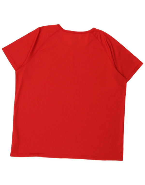 Mountain Warehouse Mens IsoCool T-Shirt Top 3XL Red Polyester