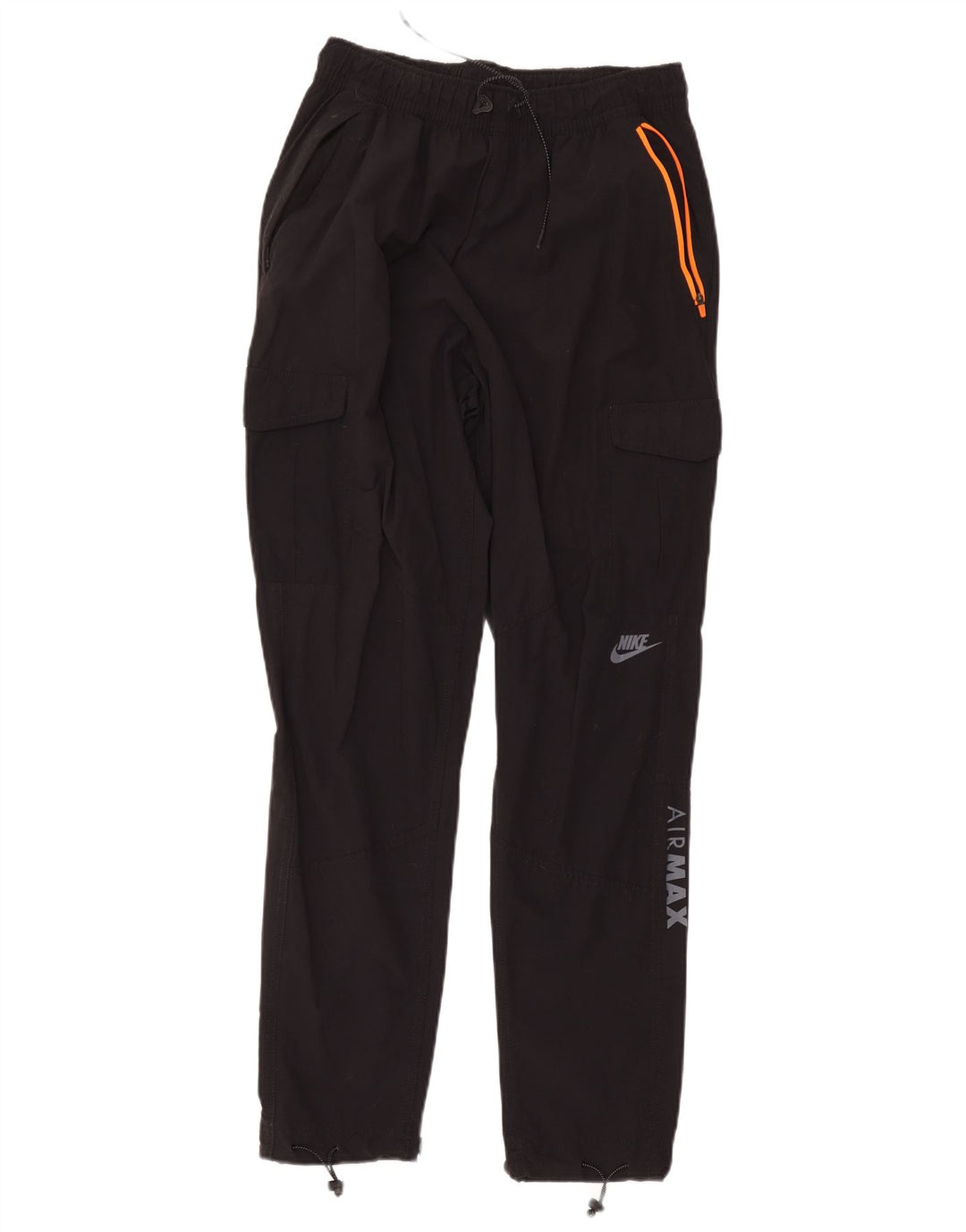 Nike Mens Graphic Cargo Tracksuit Trousers Large Black Nylon