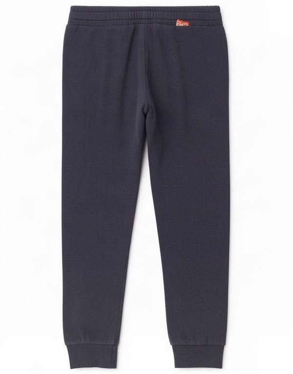 Superdry Mens Graphic Tracksuit Trousers Joggers Small Navy Blue Cotton