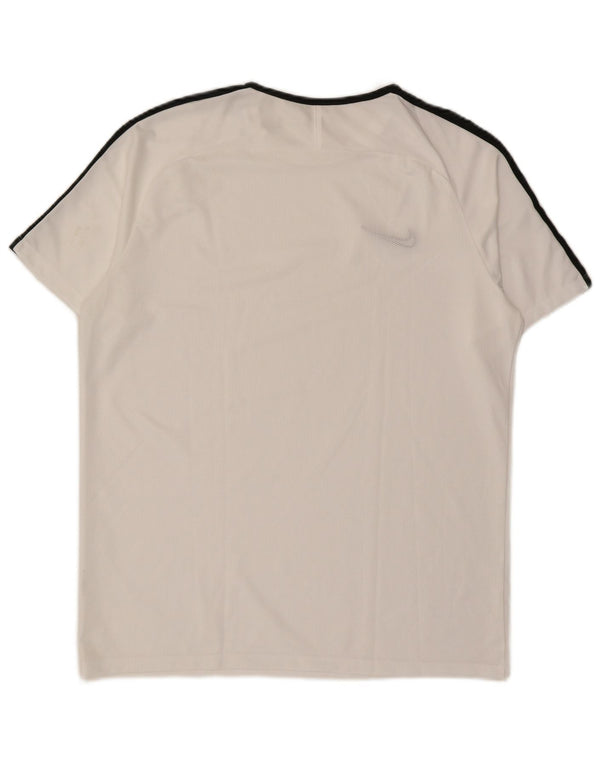 Nike Mens Dri Fit T-Shirt Top XL White Colourblock
