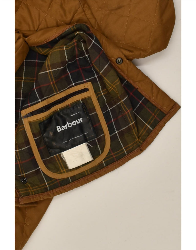 BARBOUR Mens Quilted Jacket UK 40 Large Brown Cotton | Vintage Barbour | Thrift | Second-Hand Barbour | Used Clothing | Messina Hembry 