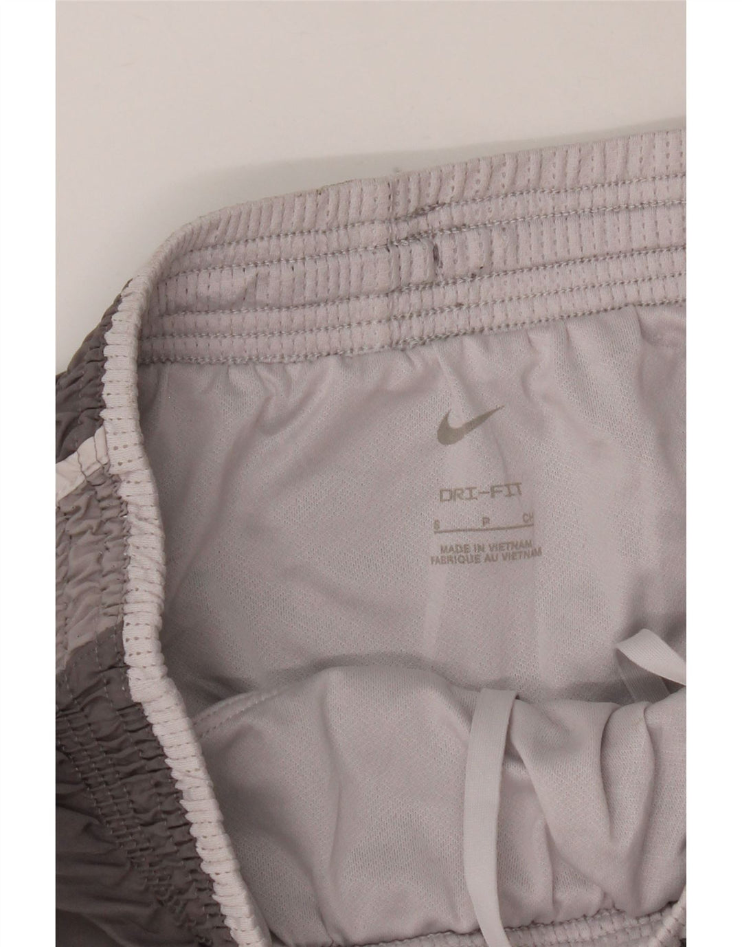 Nike Womens Dri Fit Sport Shorts UK 10 Small Grey Polyester