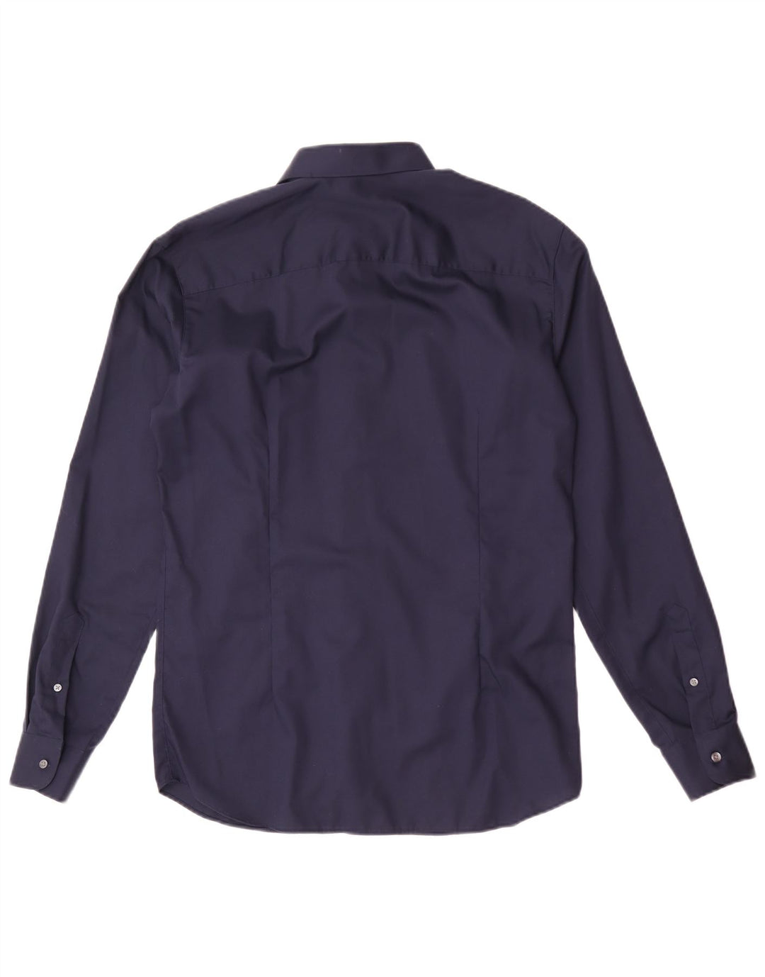 Jack & Jones Mens Regular Fit Shirt Medium Navy Blue Cotton