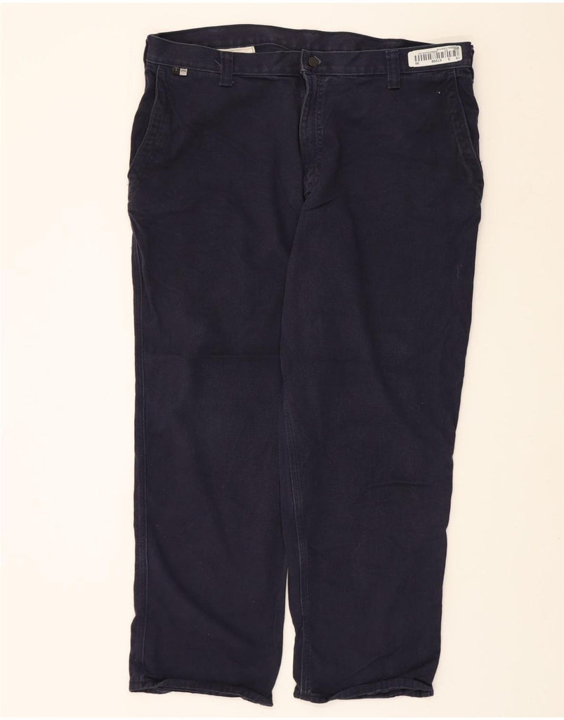 CARHARTT Mens Chino Trousers W40 L30 Navy Blue Cotton Vintage Carhartt and Second-Hand Carhartt from Messina Hembry 