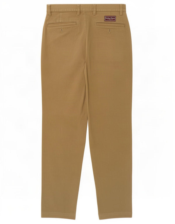 Marlboro Classics Mens Straight Casual Trousers EU 46 Small W29 L31 Beige