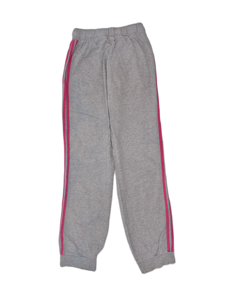 ADIDAS Girls Tracksuit Trousers Joggers 13-14 Years Grey Cotton | Vintage Adidas | Thrift | Second-Hand Adidas | Used Clothing | Messina Hembry 