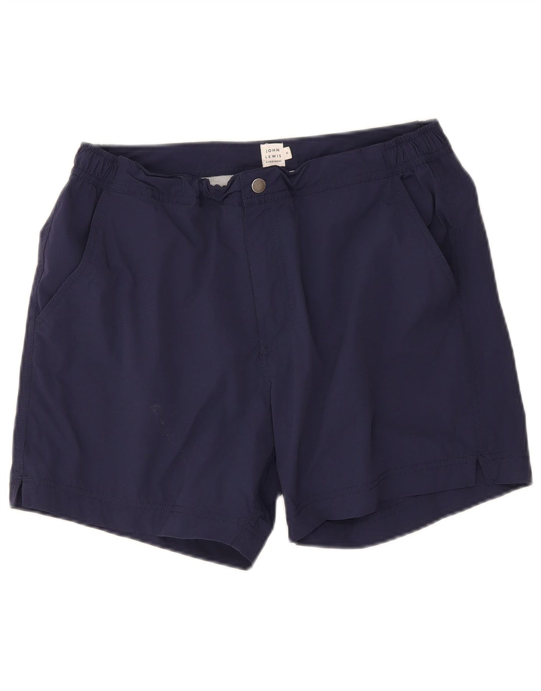 John Lewis Mens Swimming Shorts Medium  Navy Blue Nylon