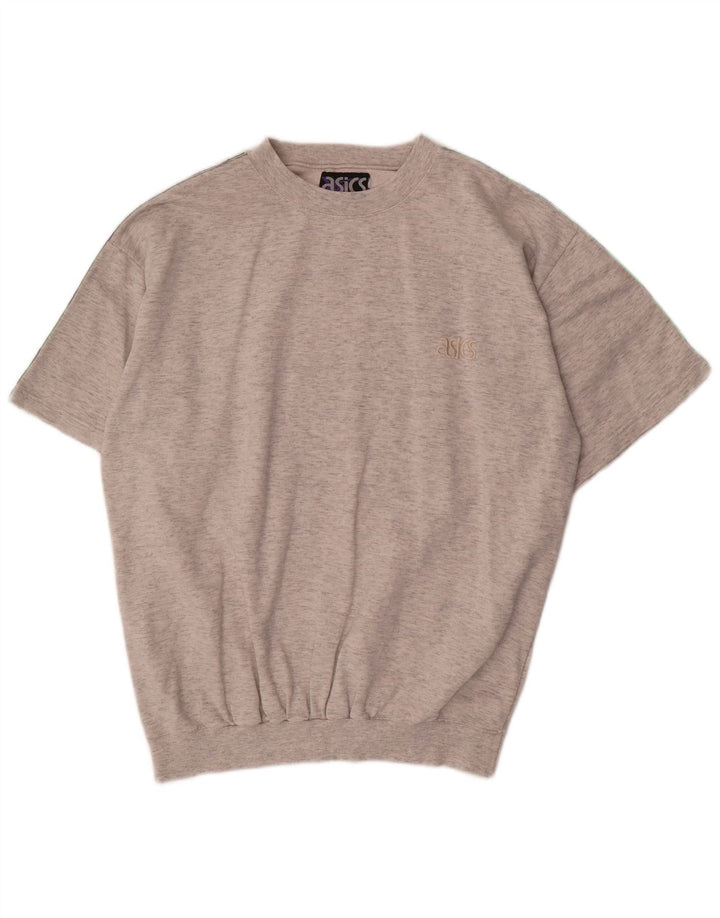 ASICS Mens Graphic T-Shirt Top XL Grey