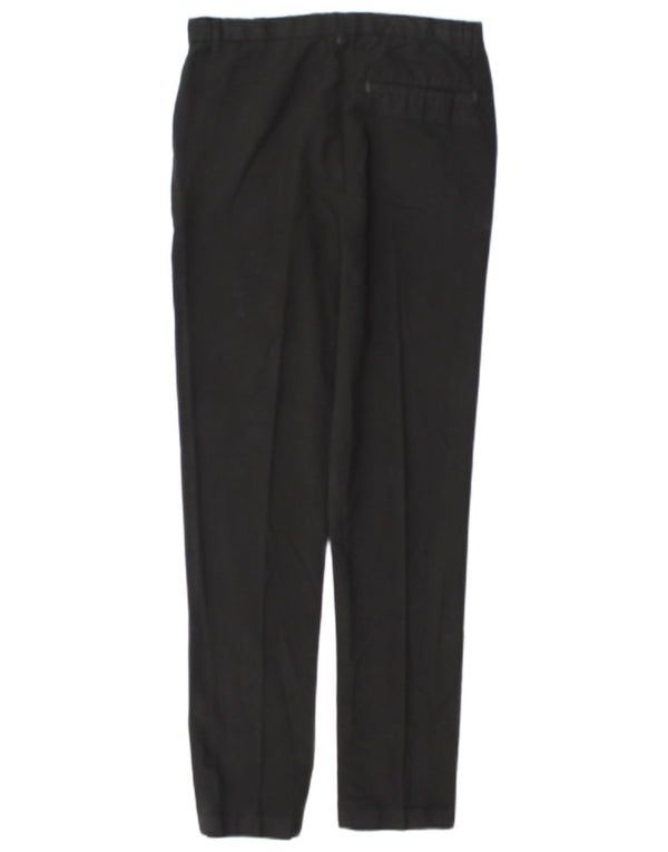 Marks & Spencer Girls Slim Suit Trousers 13-14 Years W28 L29 Black