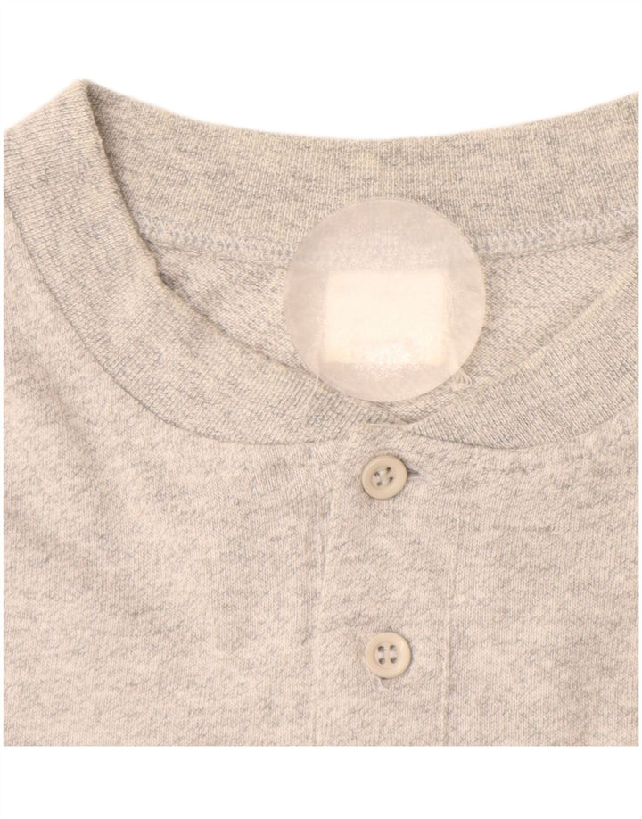 CHAMPION Mens T-Shirt Top Large Grey Flecked Cotton
