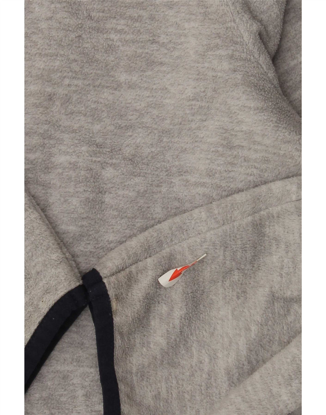 Jack & Jones Mens Zip Neck Fleece Jumper Medium Grey Colourblock Polyester