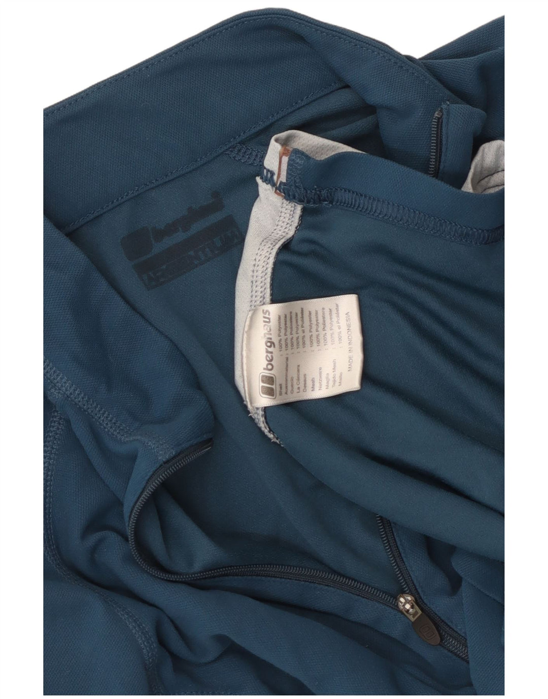 Berghaus Womens Pullover Tracksuit Top UK 14 Large Blue Colourblock