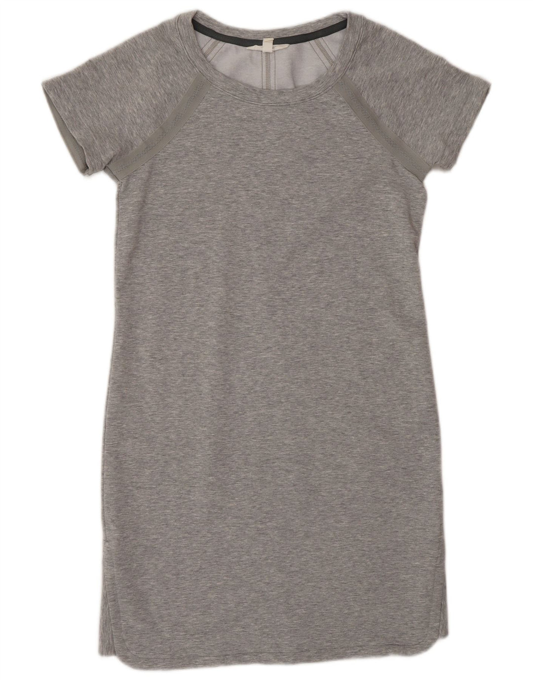 Athleta Womens T-Shirt Dress UK 10 Small Grey Flecked Polyester