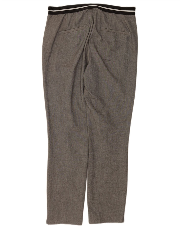 Zara Womens Straight Suit Trousers Medium W28 L27 Grey Polyester