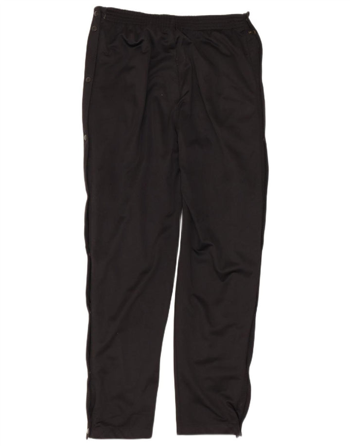CHAMPION Womens Graphic Tracksuit Trousers UK 10 Small  Black Polyester