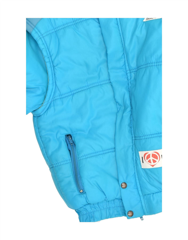 BRUGI Boys Padded Jacket 9-10 Years Blue | Vintage Brugi | Thrift | Second-Hand Brugi | Used Clothing | Messina Hembry 