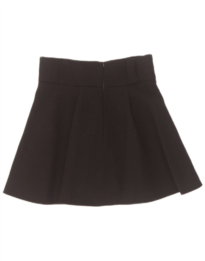 Fausto Puglisi Womens Mini Pleated Skirt W29 Medium Black
