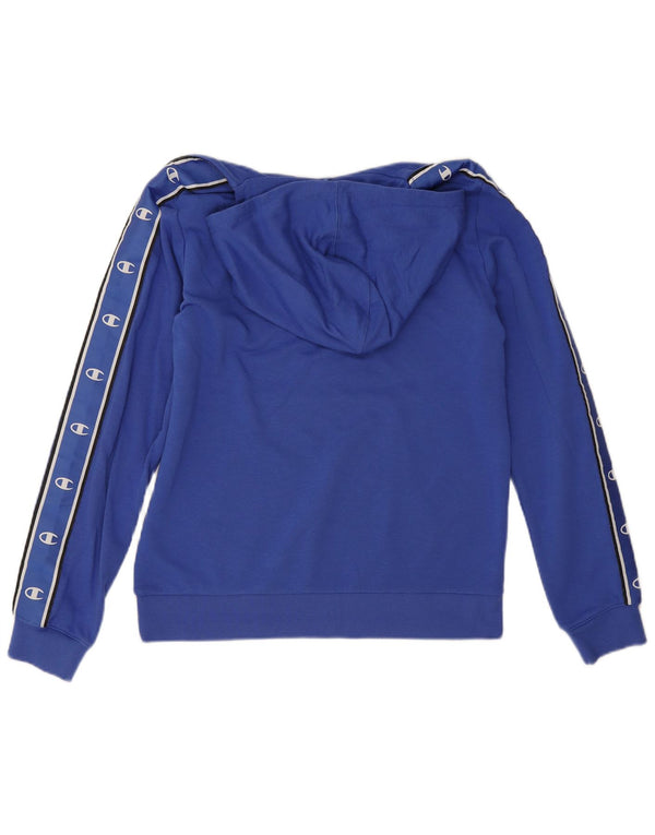 Champion Boys Graphic Hoodie Jumper 15-16 Years 2XL Blue