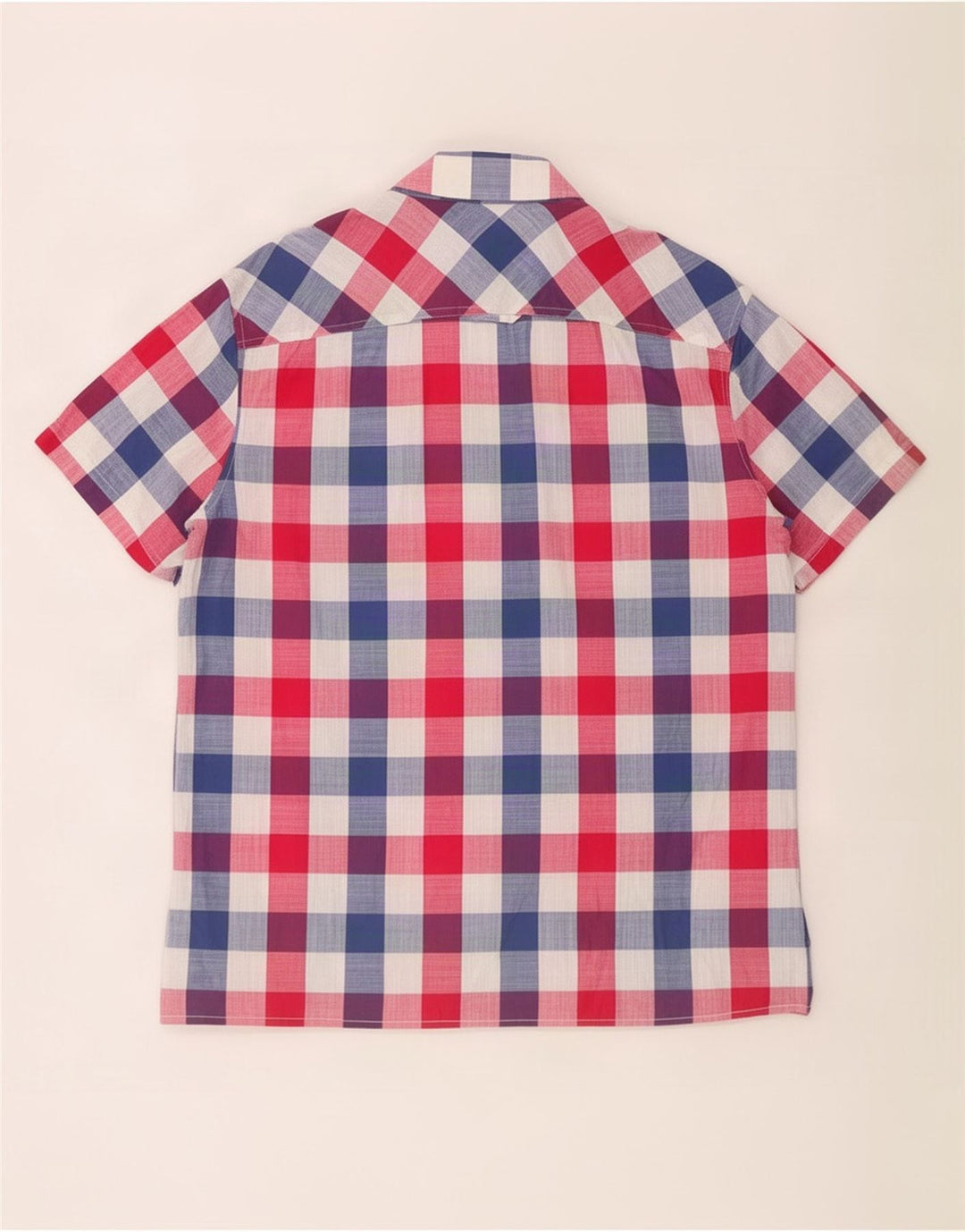 Joules Mens Short Sleeve Classic Fit Shirt Large Multicoloured Gingham