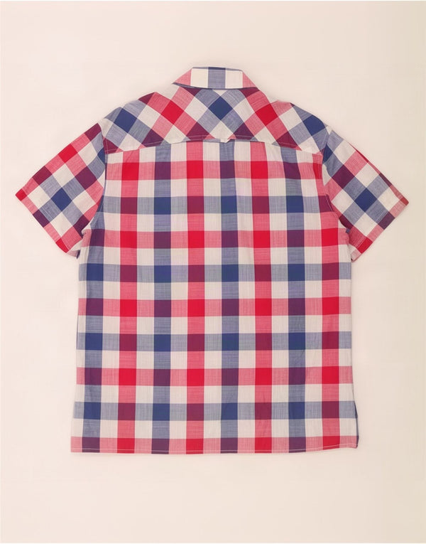 Joules Mens Short Sleeve Classic Fit Shirt Large Multicoloured Gingham