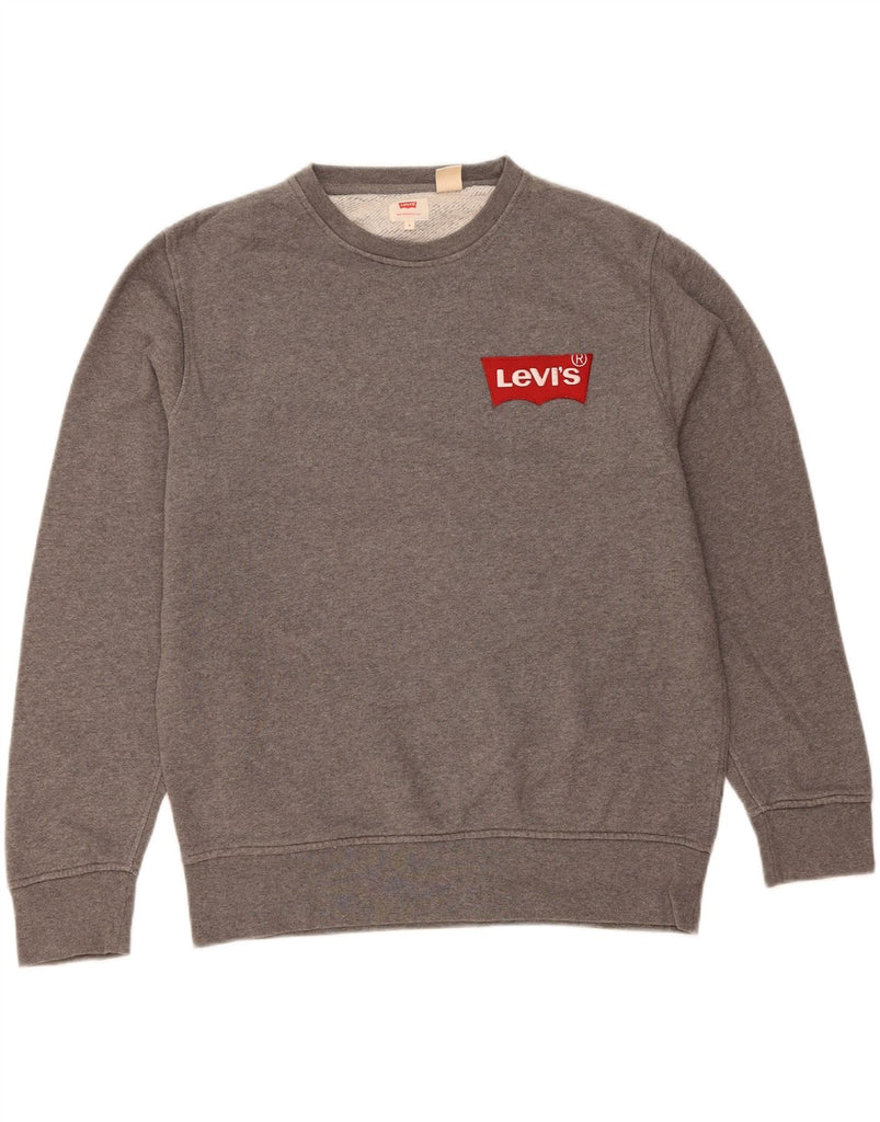 LEVI'S Mens Sweatshirt Jumper Large Grey Cotton Vintage Levi's and Second-Hand Levi's from Messina Hembry 