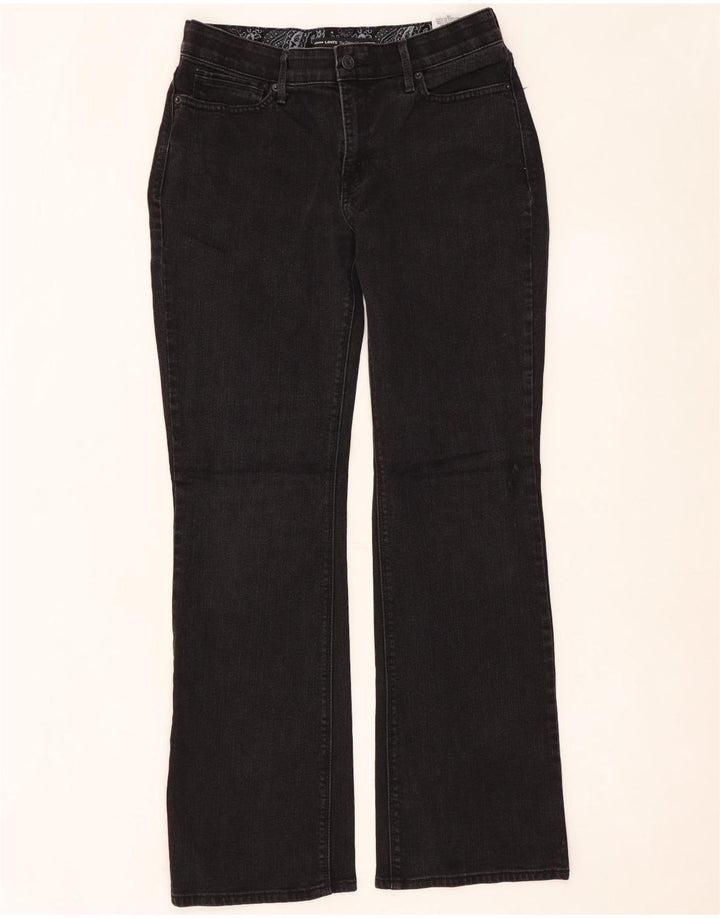 LEVI'S Womens 525 Bootcut Jeans US 10 Large W30 L30 Black