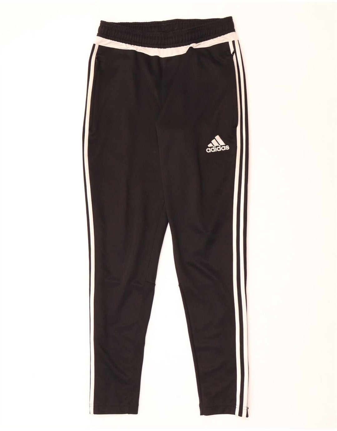 Adidas Mens Climacool Tracksuit Trousers Small Black Colourblock Polyester