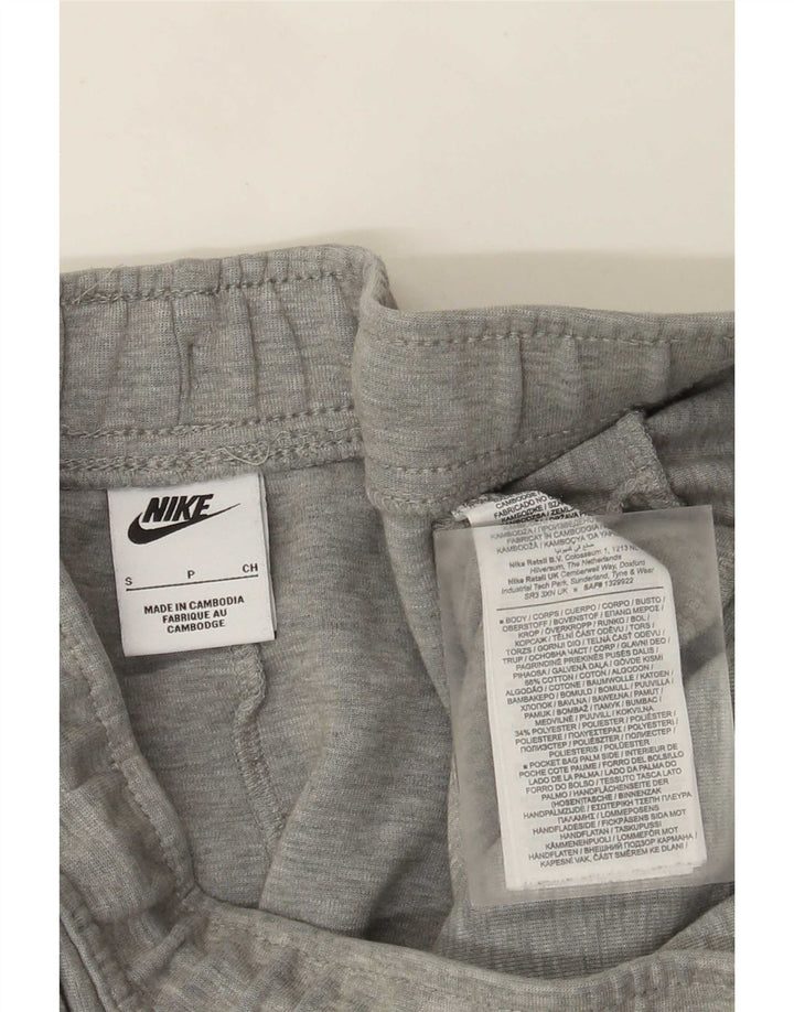 Nike Mens Tracksuit Trousers Joggers Small Grey Flecked Cotton
