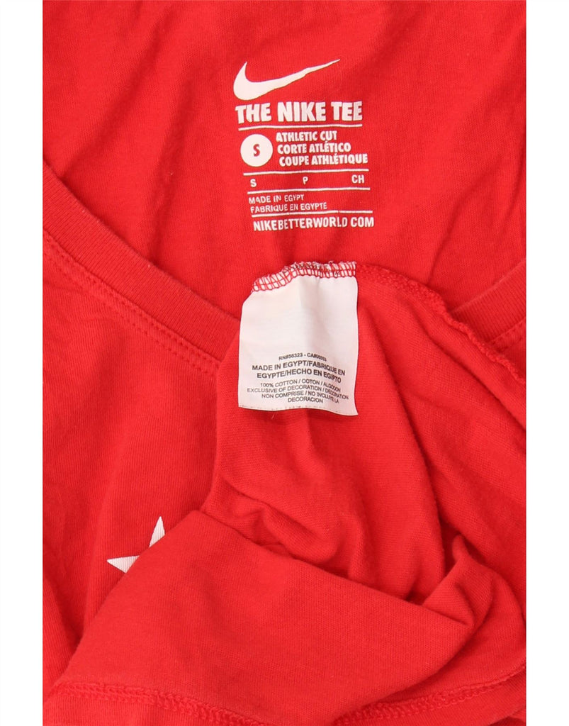 NIKE Womens USA Graphic T-Shirt Top UK 10 Small Red Cotton Vintage Nike and Second-Hand Nike from Messina Hembry 