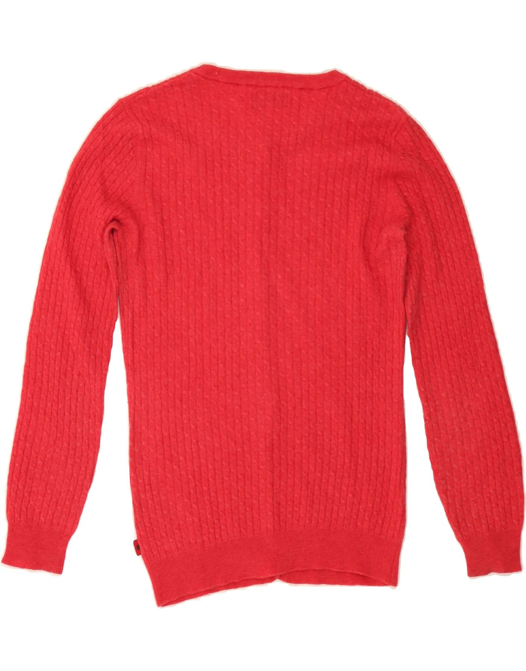 KAPPA Womens Cardigan Sweater UK 14 Medium Red Vintage Kappa and Second-Hand Kappa from Messina Hembry 