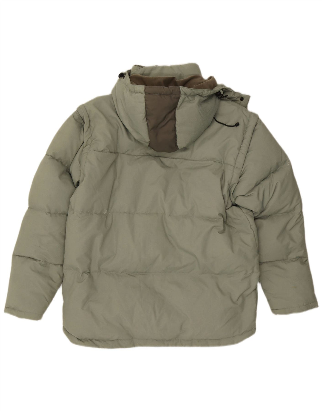Fila Mens Hooded Padded Jacket UK 40 Large Green