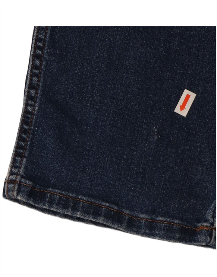 WRANGLER Mens Texas Straight Jeans W32 L34 Blue Cotton