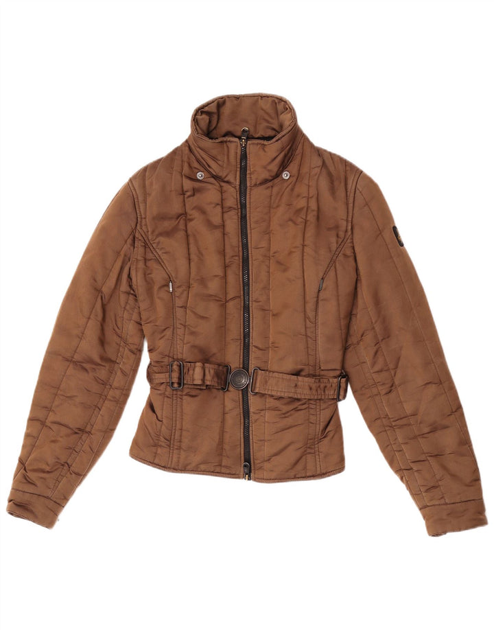 Refrigiwear Womens Rain Jacket UK 12 Medium Brown Polyamide
