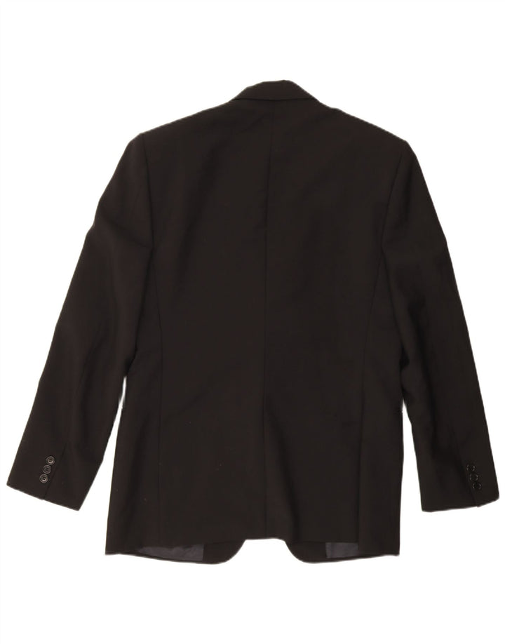 Pierre Cardin Mens 1 Button Blazer Jacket UK 38 Medium Black