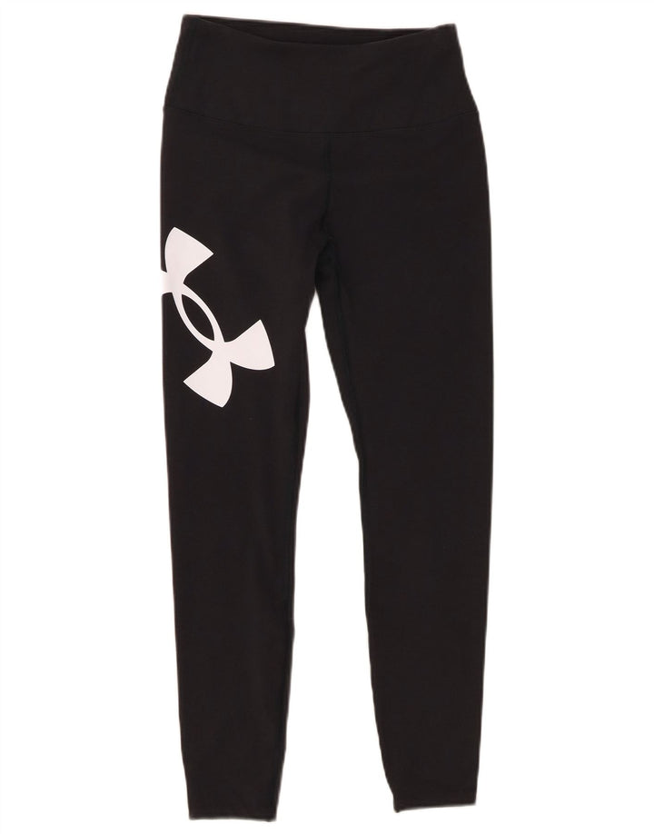 Under Armour Womens Graphic Leggings UK 4 XS Black