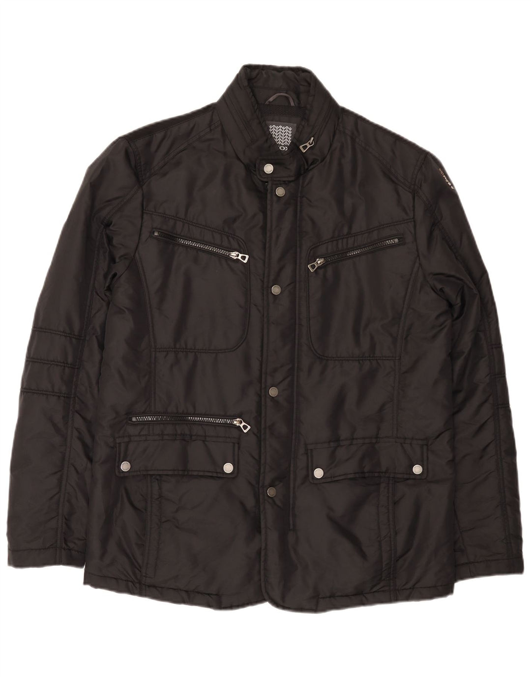 Geox Mens Windbreaker Jacket UK 40 Large Black