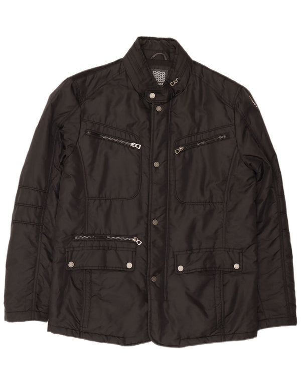 Geox Mens Windbreaker Jacket UK 40 Large Black