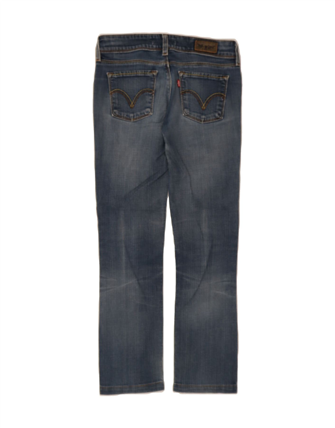 LEVI'S Womens 571 Slim Jeans W30 L28 Blue Vintage Levi's and Second-Hand Levi's from Messina Hembry 