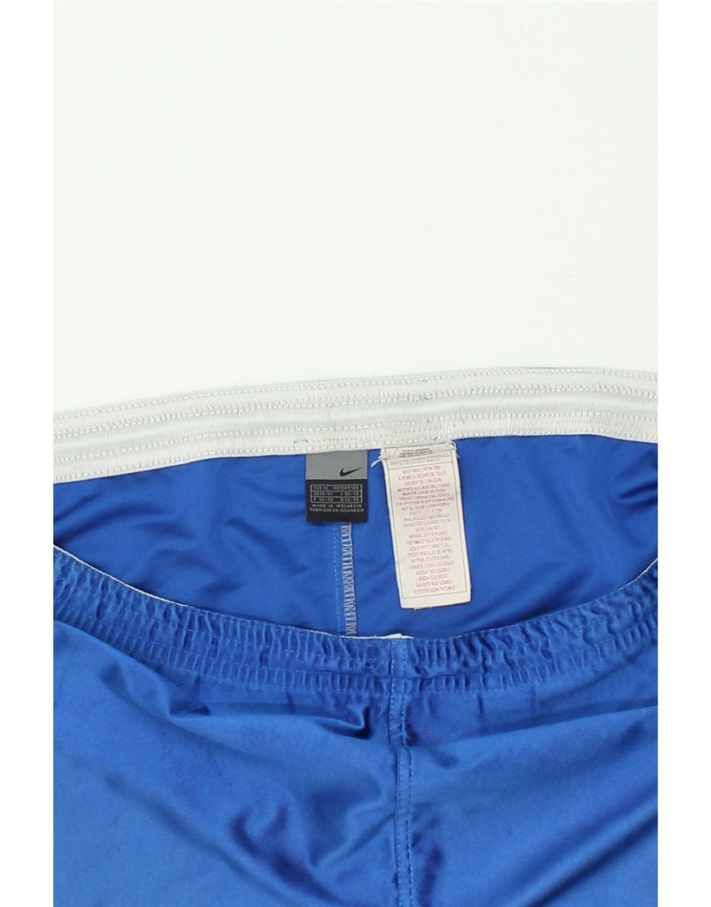 NIKE Mens Sport Shorts XL Blue Polyester | Vintage Nike | Thrift | Second-Hand Nike | Used Clothing | Messina Hembry 