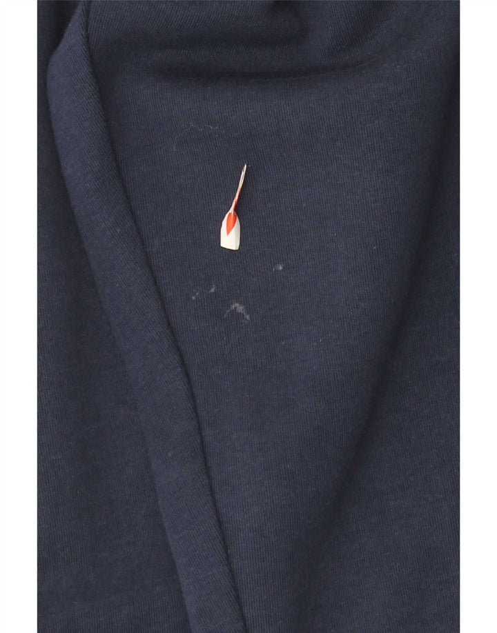 Ellesse Mens Tracksuit Trousers Small Navy Blue Cotton