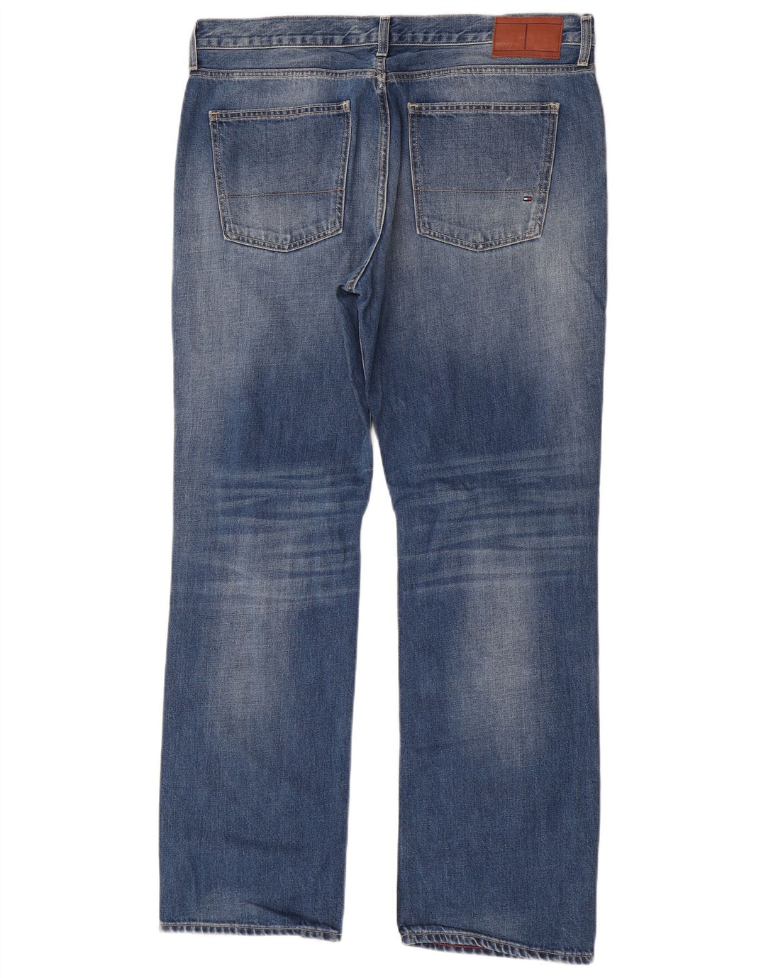 Tommy Hilfiger Mens Straight Jeans W38 L32 Blue Cotton