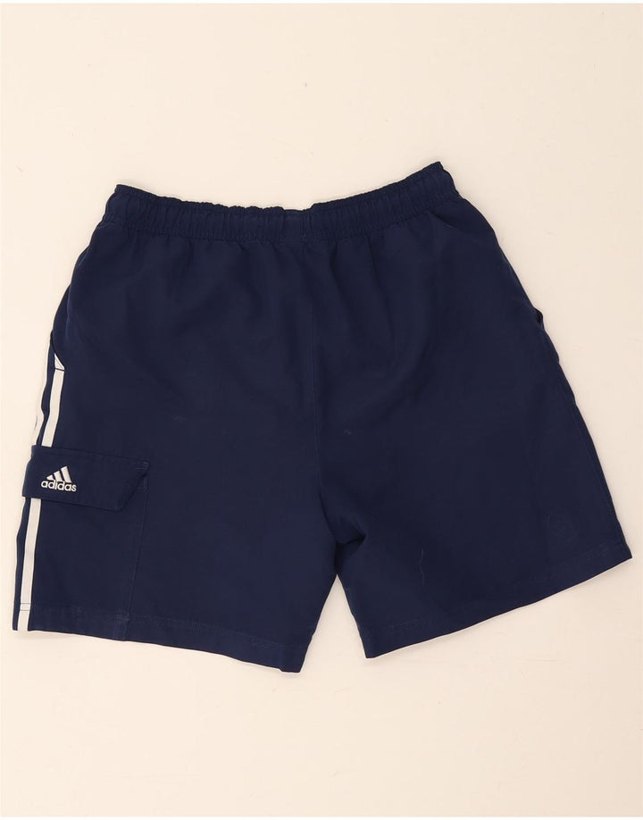 Adidas Mens Sport Shorts Small  Navy Blue Polyester