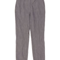 Zara Womens Slim Chino Trousers Small W27 L28 Blue Polyester