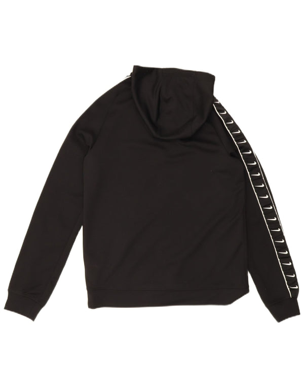 Nike Boys Graphic Hoodie Jumper 13-14 Years XL Black Polyester Sports