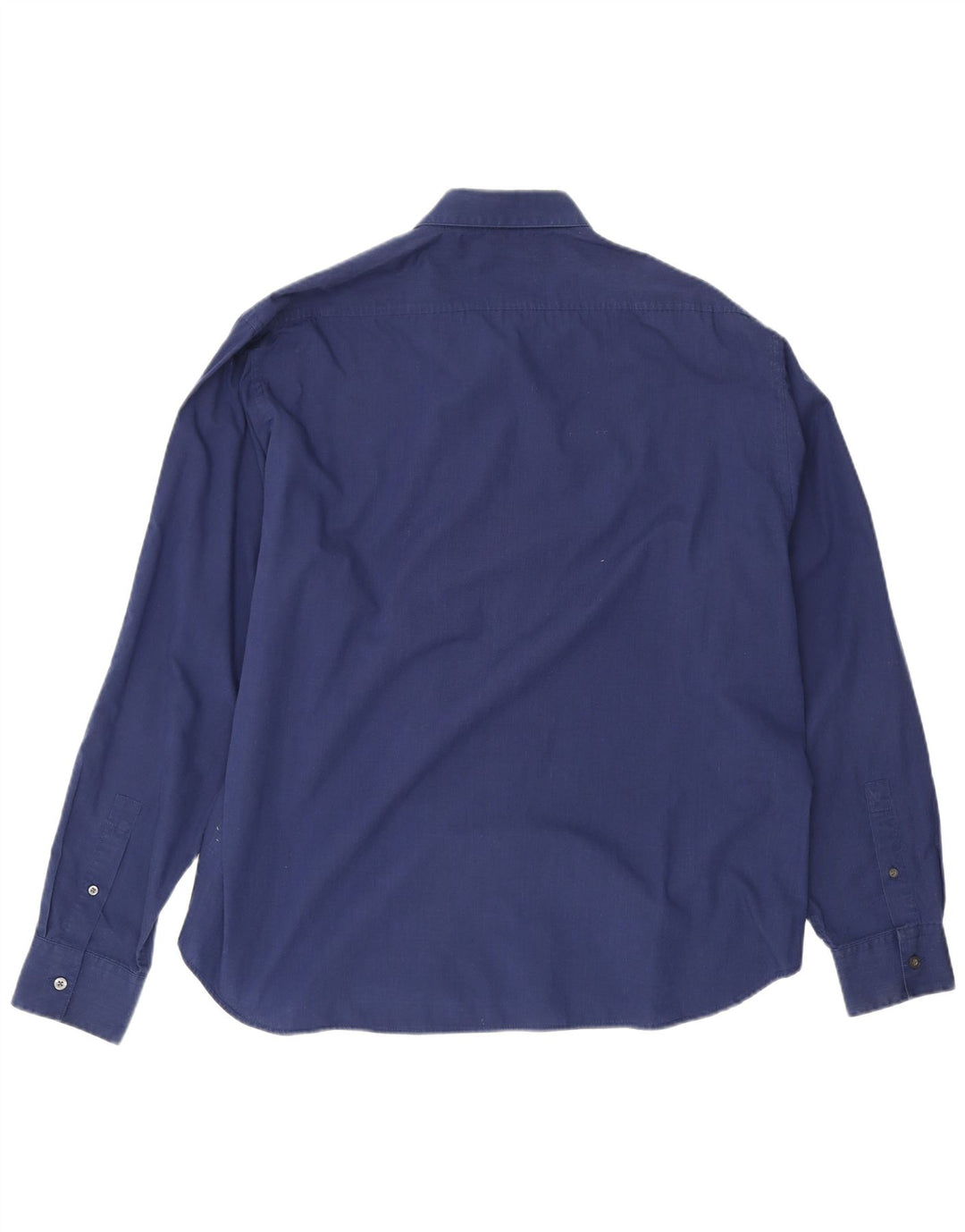 Yves Saint Laurent Mens Shirt 2XL Navy Blue Cotton