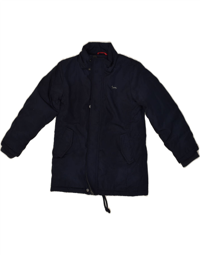 HARMONT & BLAINE Boys Windbreaker Jacket 5-6 Years Navy Blue Polyester | Vintage Harmont & Blaine | Thrift | Second-Hand Harmont & Blaine | Used Clothing | Messina Hembry 