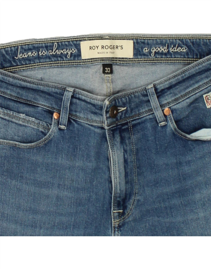 ROY ROGERS Womens Slim Jeans W33 L27 Blue Cotton Vintage Roy Rogers and Second-Hand Roy Rogers from Messina Hembry 